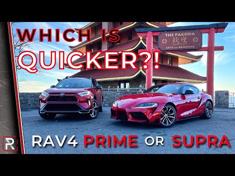 The 2021 Toyota Supra & RAV4 Prime Are Two Very Quick Toyota's – But Which is Faster?