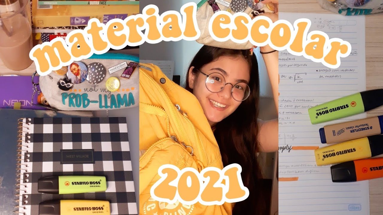 material escolar 2021- dicas ensino médio