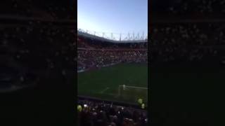 Sunderland atmosphere after the stadium lights go out