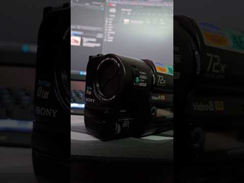 Sony Handycam CCD-TR425E Video8 Camcorder💎📹 #sony #handycam #video8 #90s #retrocamera #nostalgia