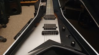 Video thumbnail for Jackson RRTMG Pro Randy Rhoads Unfinished Neck-Thru EMG String-Thru Guitar Up Close Video Review by Essex Recording Studios
