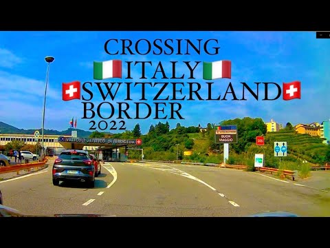 Milan To Switzerland 🇨🇭 CROSSING ITALY AND SWITZERLAND BORDER_HD