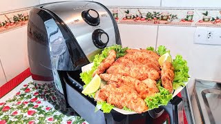 COMO FAZER PEITO DE FRANGO EMPANADO NA AIRFRYER