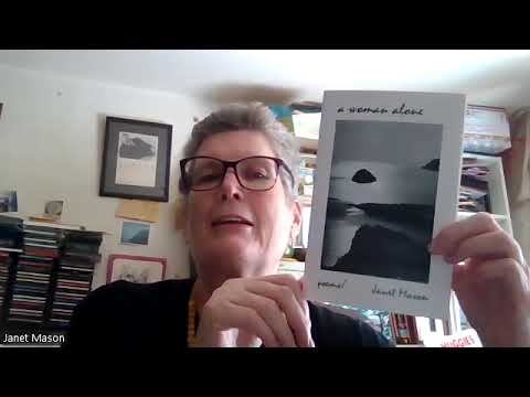 Janet Mason reading from her poetry collection a woman alone the labyrinth