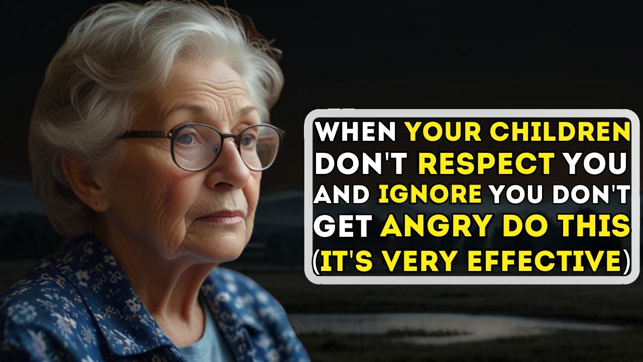 When You Grow Old: If Your Children Don’t Respect or IGNORE YOU, Stay CALM and DO THIS