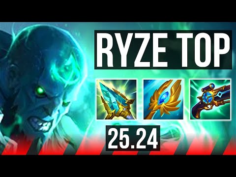 RYZE vs AATROX (TOP) | 60K damage, 6k gold comeback, Good KDA: 22/3/9 | EUW Master | 25.24