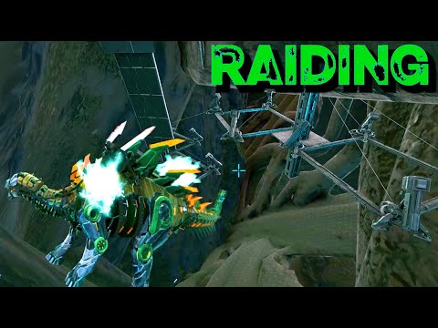 Raiding Hidden Bases For Juicy Loot! - Ark: Survival Evolved PvP