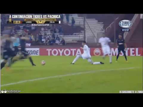 Gol de Nicolas Pasquini  - Lanus 5 x 0 Zulia - Copa Libertadores
