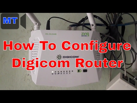 How To Configuration Digicom Wireless Router In Nepal 2017 Video