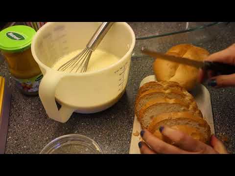 Arme Ritter Auflauf auf die Schnelle zubereiten (Römer Frühstück) Kochen Küche