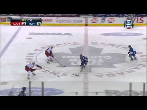 Joffrey Lupul end to end goal 4-3 Mar 28 2013 Carolina Hurricanes vs Toronto Maple Leafs NHL Hockey