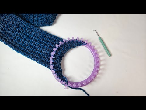 How to Loom Knit the Urban Scarf (DIY Tutorial)