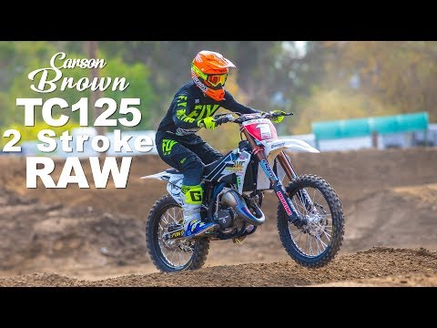 2 Stroke Supercross with Carson Brown Project TC125 - Motocross Action Magazine