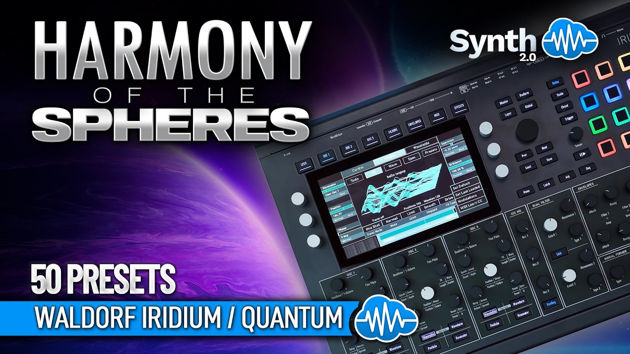 OTL012 - Harmony of the Spheres - Waldorf Iridium / Quantum ( 50 presets ) - Video Preview 1