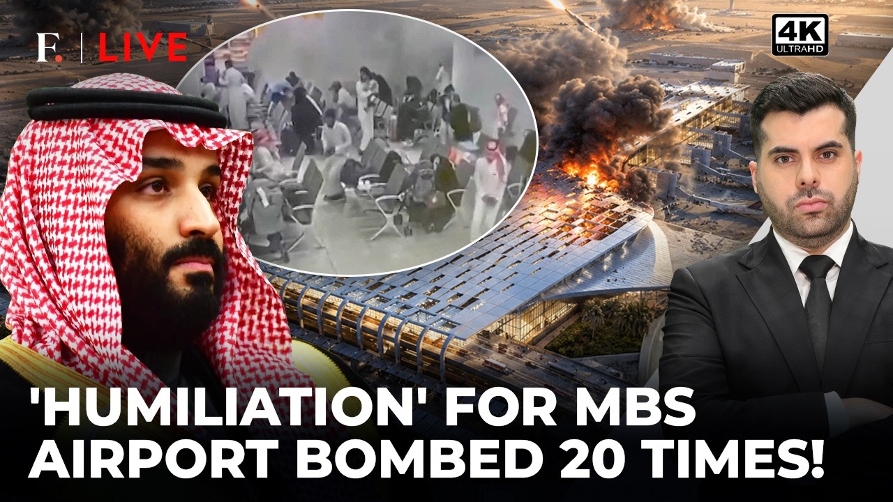 On Cam: Saudi's Soft Underbelly? Houthis Attack Riyadh Airport 20 Times In 10 Days| Firstpost Live