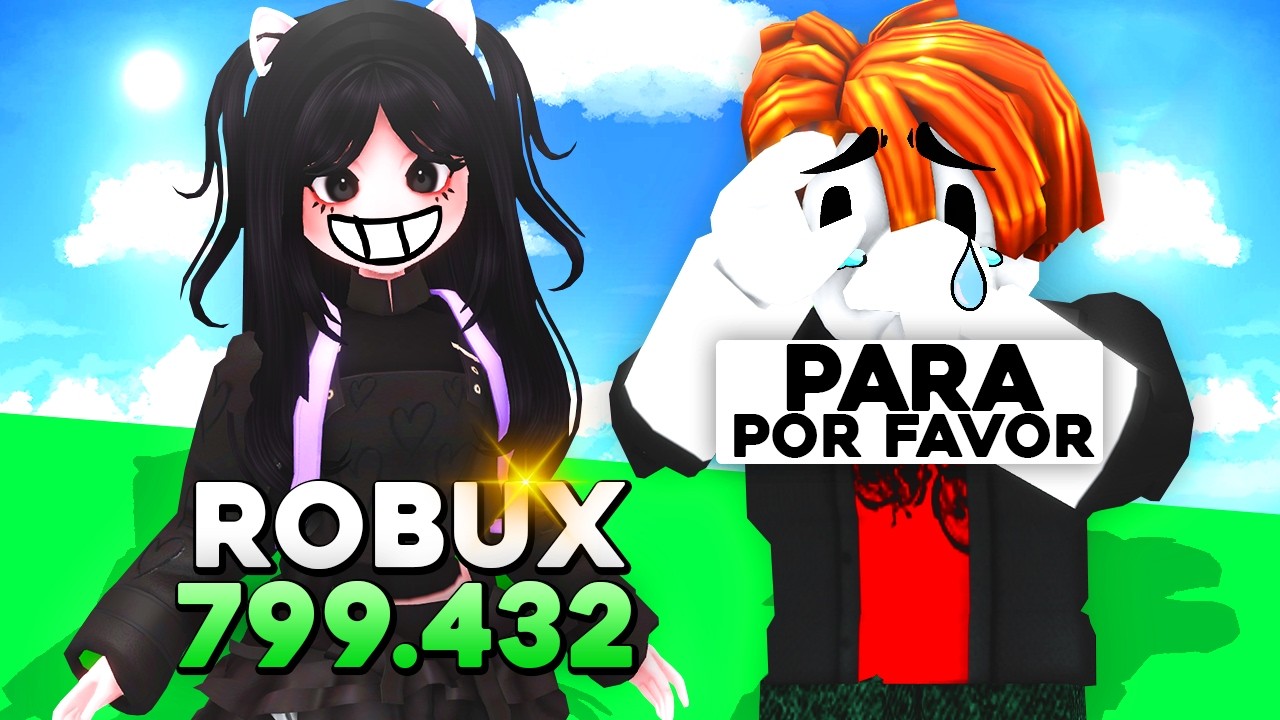 RIQUINHA ME ZUOU PORQUE SOU BACON HAIR NO ROBLOX 🥹 (Fiz Uma Vingança Contra Ela)