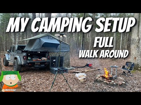 My Jeep Gladiator Camping Setup: Full Walkaround