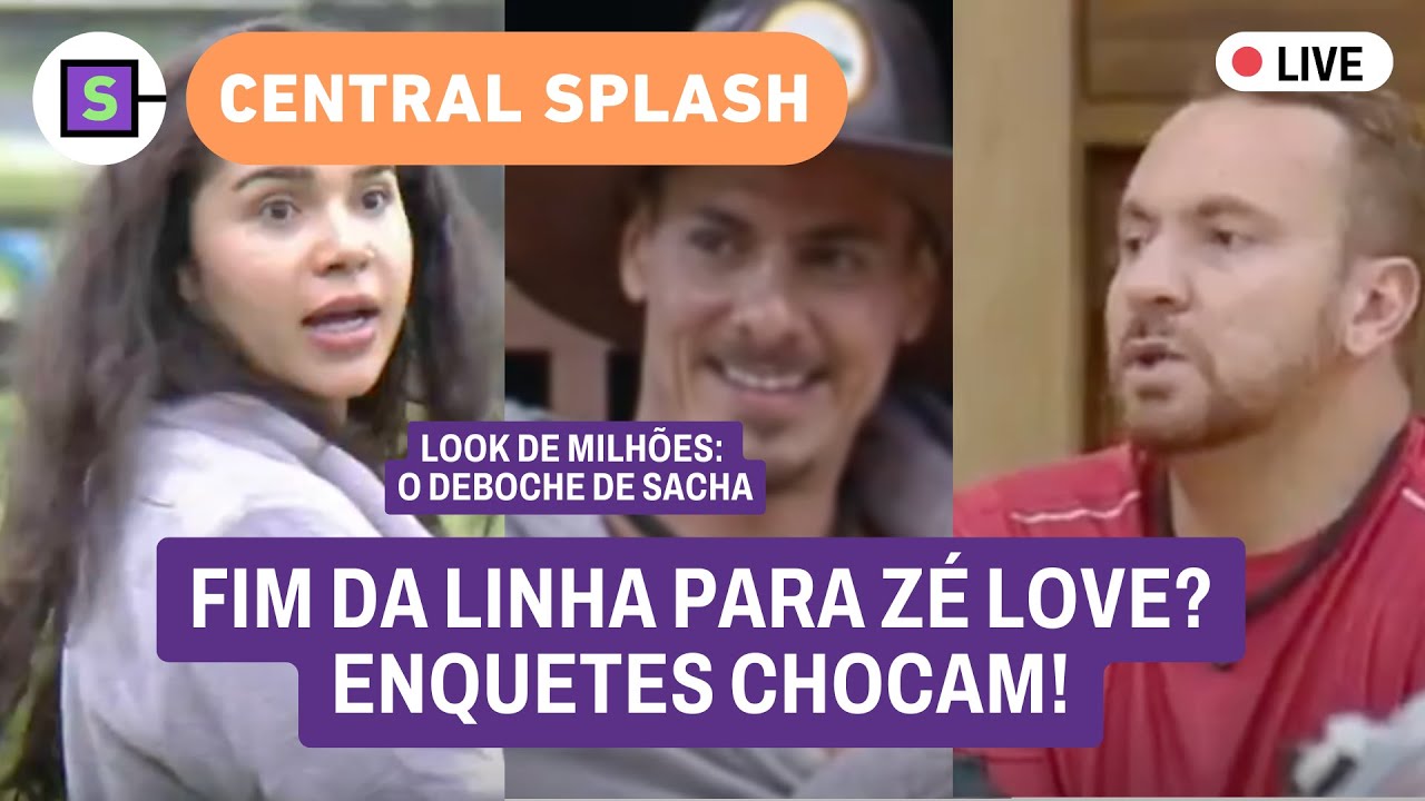 🔥 ENQUETE AO VIVO! Sacha DEBOCHA! Gizelly ataca MÃE! Renato GÓES EXPÕE verdade! Zé Love ELIMINADO?