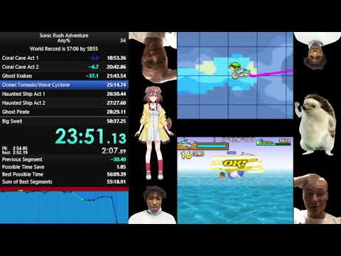 Sonic Rush Adventure Any% Speedrun in 57:39
