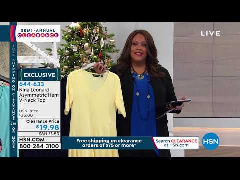 HSN | Nina Leonard Fashion Clearance 12.23.2019 - 07 AM