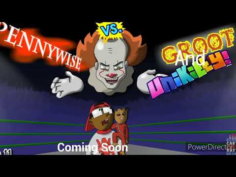 Pennywise Vs Groot And Unikitty With Cartoon