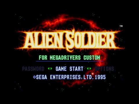 Let's Play Alien Soldier BLIND Part 1: Immediately Impossible