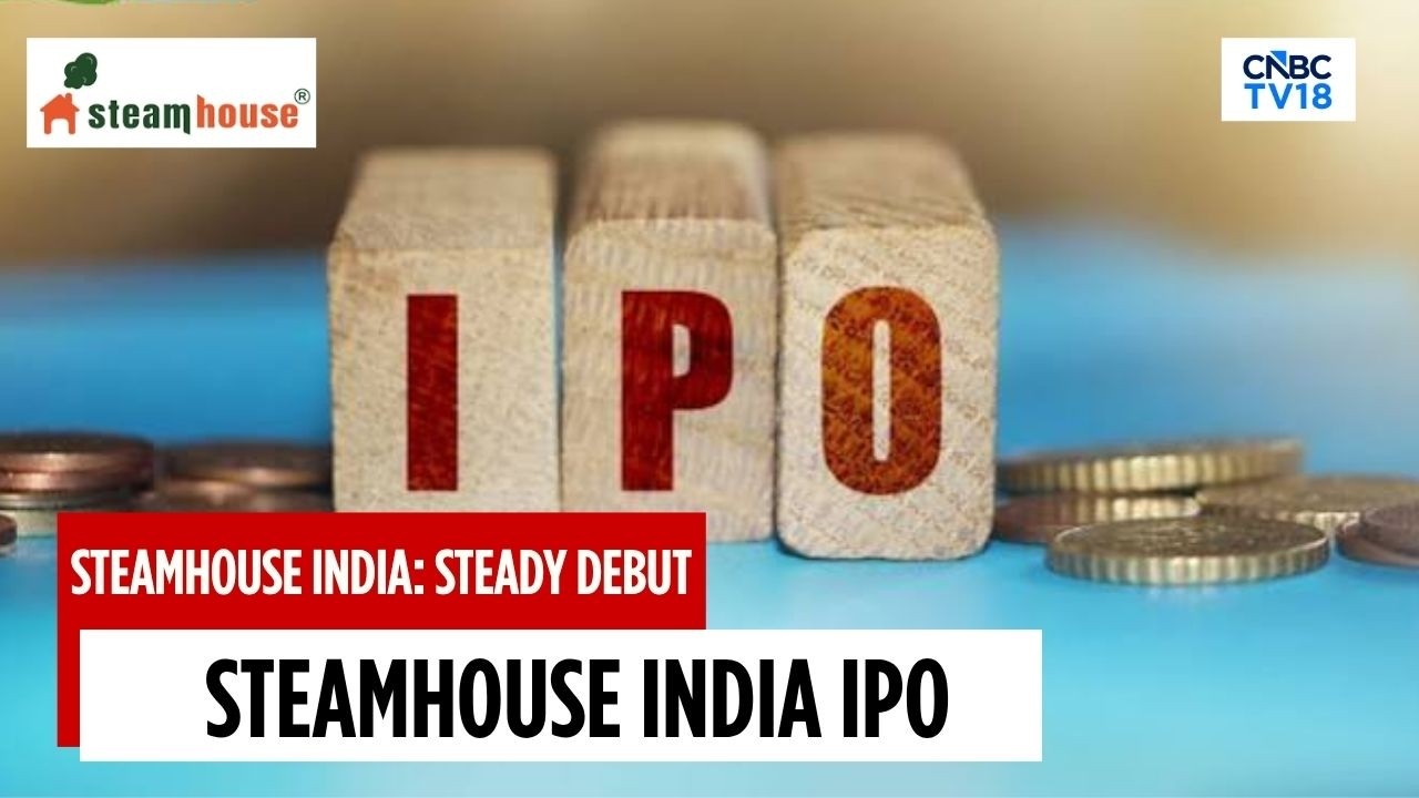 Video thumbnail for Steamhouse India Lists At 17% Premium To Issue Price | Margin Pressure & Outlook In Focus |CNBC TV18