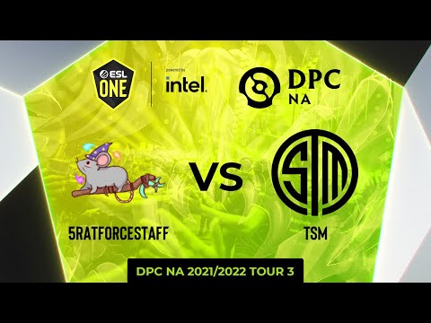5RATFORCESTAFF vs TSM | Game 2 | ESL One - DPC NA: Division 1