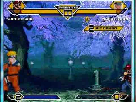 SS Super Mario Mugen #7 Naruto Kun