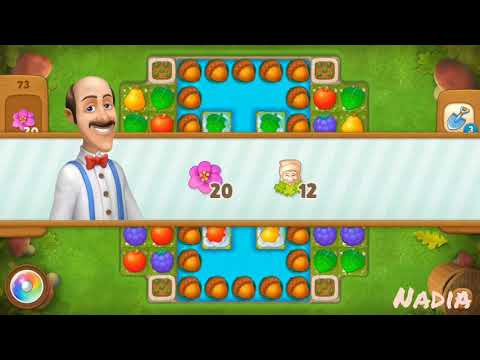 Gardenscapes Level 73. No Boosters used