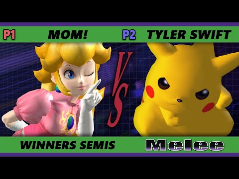 S@X 417 Winners Semis - MOM! (Peach) Vs. Tyler Swift (Fox, Pikachu) Smash Melee - SSBM
