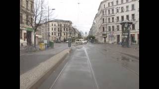 preview picture of video 'Straßenbahn Leipzig - Leipzig Trams - Route 4'