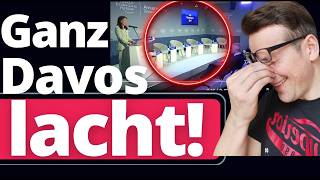 Davos Blamage: Baerbock hält Rede in der "Besenkammer" des WEF!