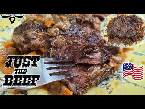 Yankee Pot Roast - Juicy Tender Full of All Beef Flavor -No Tomatoes, Potatoes, Bouquets