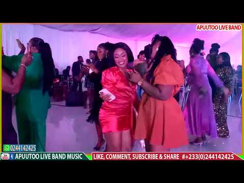 dada kd performs fatia fata nkrumah & odo mu anigye live on apuutoo live band music #ghanaliveband