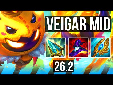 VEIGAR vs YASUO (MID) | KR Grandmaster | 26.2