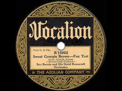 1925 HITS ARCHIVE: Sweet Georgia Brown - Ben Bernie (instrumental)