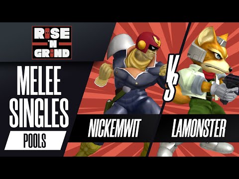 Nickemwit (Captain Falcon) vs Lamonster (Fox) - Melee Singles Pools - Rise N Grind 2023