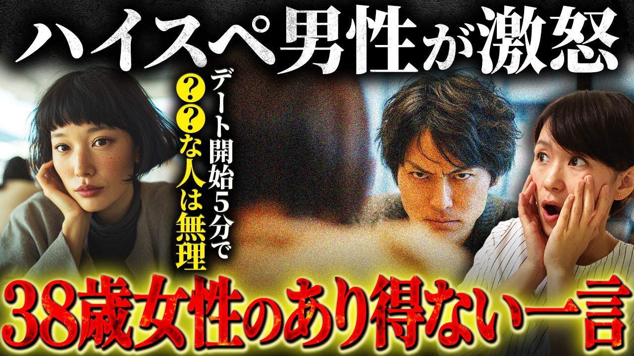 【ハイスペ男性が激怒】38歳婚活女性がデート開始5分で放った“上から目線の一言”が地獄すぎた…