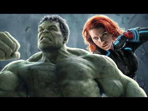Hulk and black widow scene in Avengers age of ultron