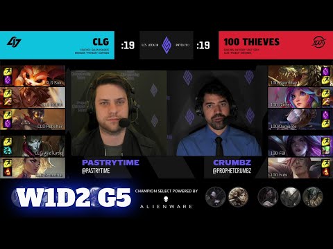 CLG vs 100 Thieves | Day 2 LCS Lock In 2021 Groups | CLG vs 100