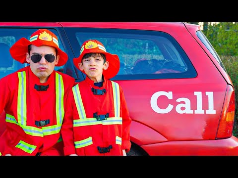 Jason pretend play fireman story for kids