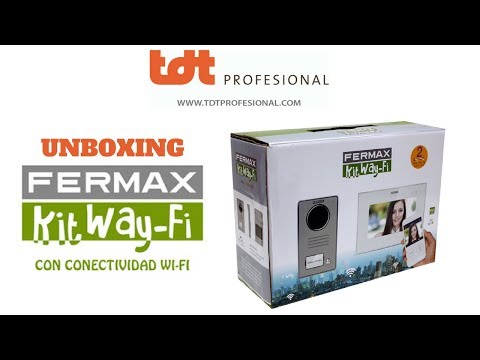 Kit videoportero Wifi Fermax modelo 1431 Way-Fi Slim con pantalla a color  de 7