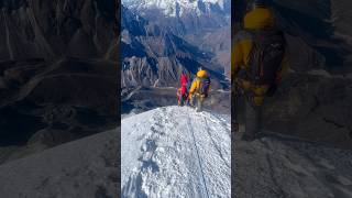 View from the Top of Ama Dablam Mountain- Himalayas Nepal #mountaintop #mountainclimb #peak #nepal