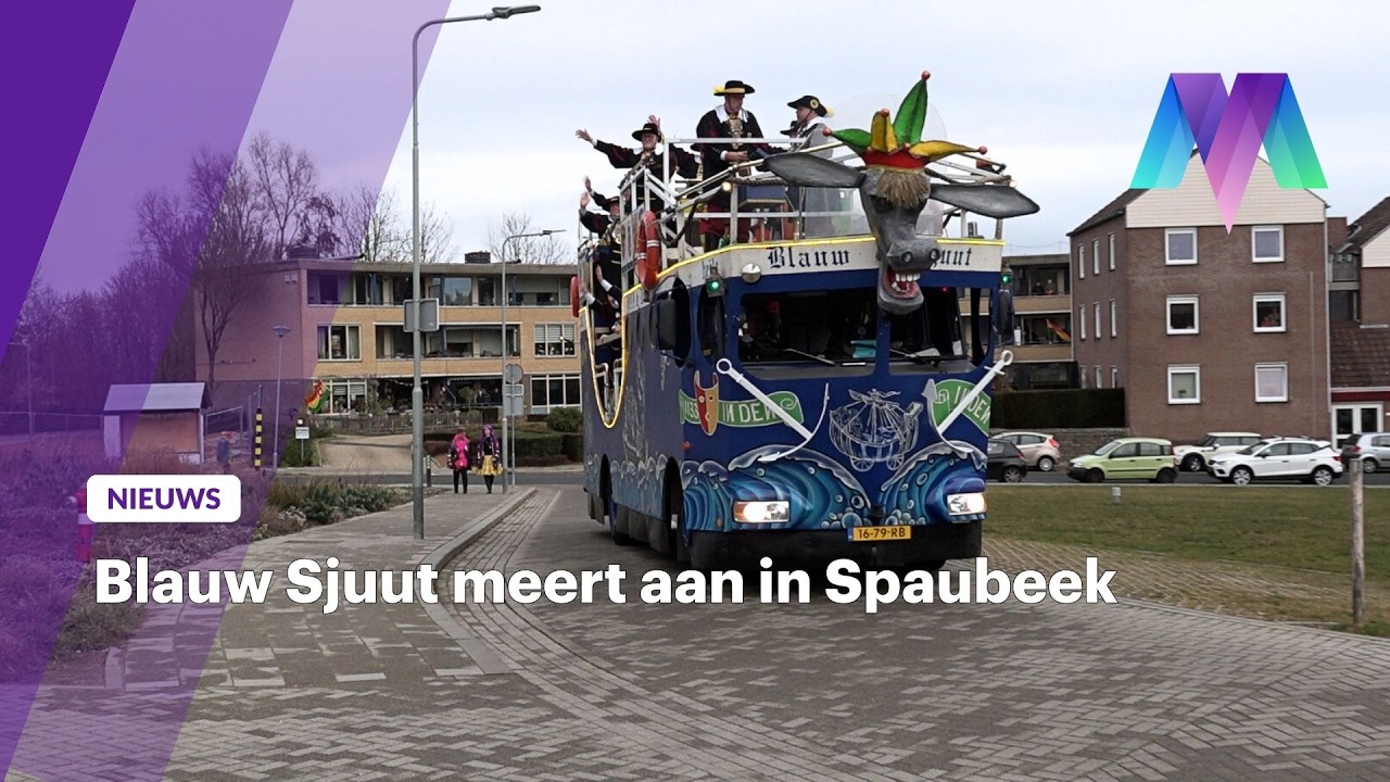 Blauw Sjuut meert aan in Spaubeek