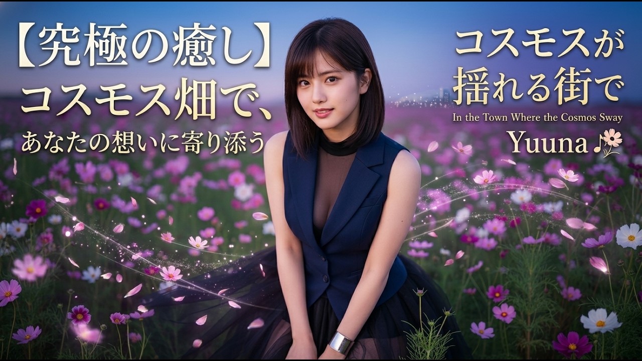 Angelique Yuuna [4K] 【究極の癒し】コスモス畑で、あなたの想いに寄り添うスローモーション。  (In the Town Where the Cosmos Sway) 　通常サイズ