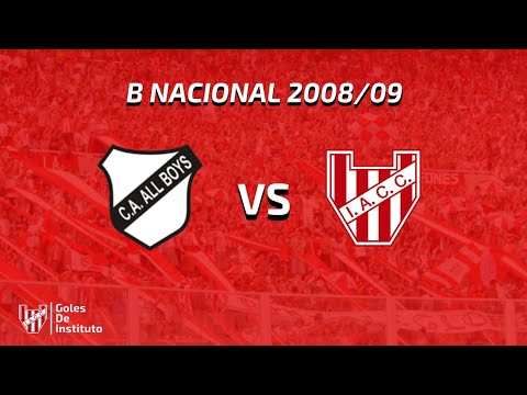 All Boys 1-2 INSTITUTO | Fecha 1 | B Nacional 2008/09 | golesdeinstituto