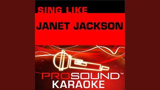 Come Back To Me (Karaoke with Background Vocals) (In the Style of Janet Jackson)