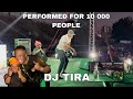 PERFORMED FOR OVER 10 000 PEOPLE SHARED A STAGE WITH DJTIRA