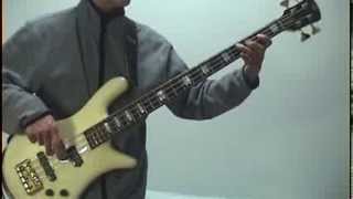 AEROSMITH -Three Mile Smile- Bass cover